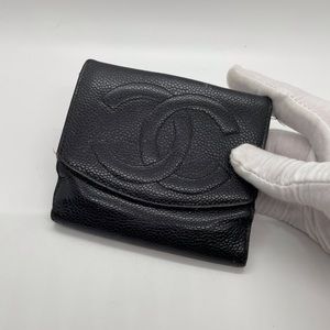 Chanel leather wallet